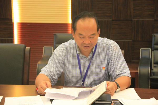 王学祥同志传达州人民政府作风整治专项行动相关文件