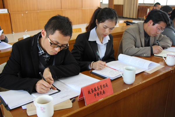 述责对象所在单位代表测评