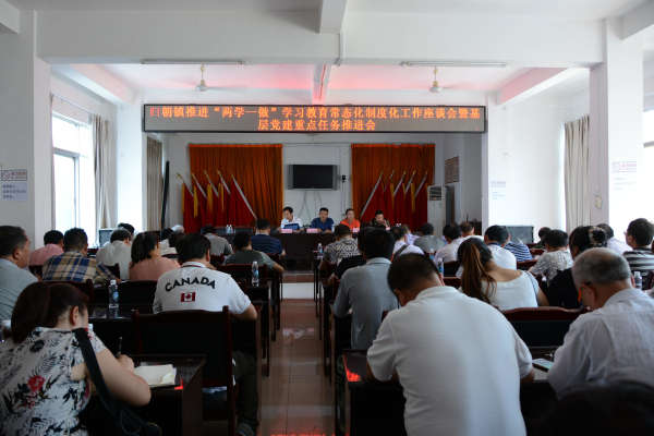 归朝镇两学一做制度化常态化工作座谈会_